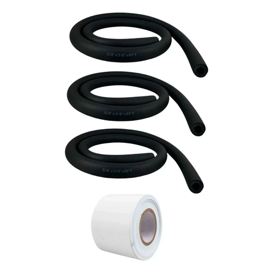 3 Armaflex De 1 1/8 X 3/8 (cabe 2 Lineas)+ 1 Cinta Momia 15m