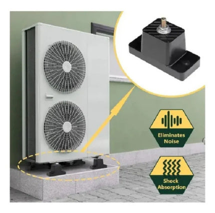 Base Tacón De Neopreno Para Vibración De Condensadora De Mini Split