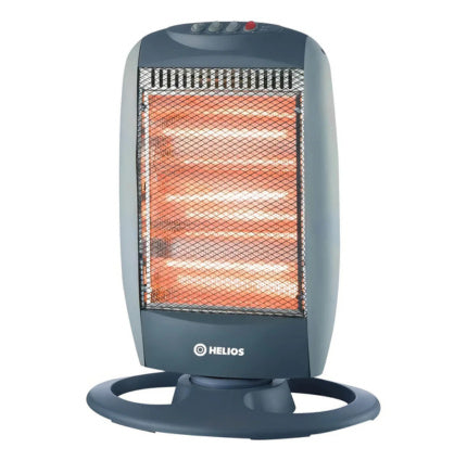 Calefactor Eléctrico Oscilatorio LQ12W Cuarzo 3 niveles Helios Negro
