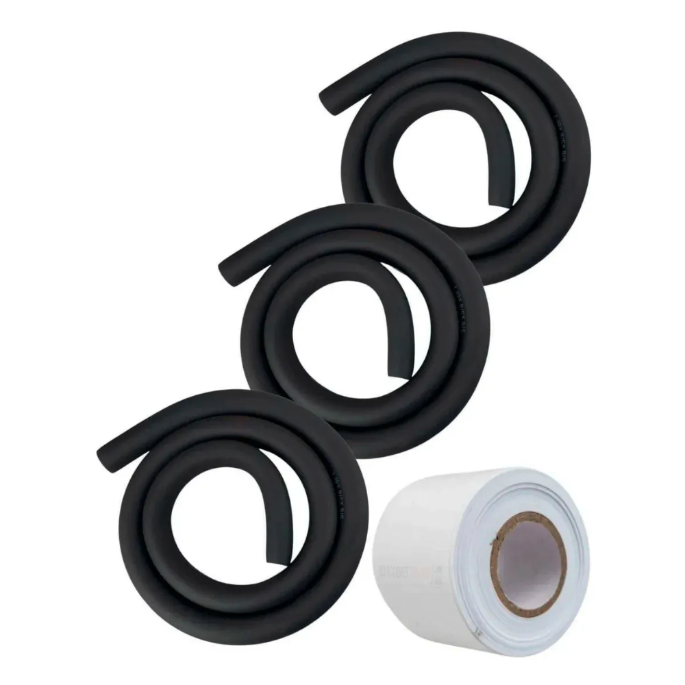 3 Armaflex De 1 1/8 X 3/8 (cabe 2 Lineas)+ 1 Cinta Momia 15m