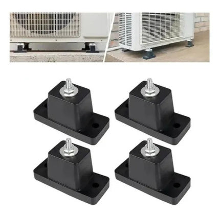 Base Tacón De Neopreno Para Vibración De Condensadora De Mini Split