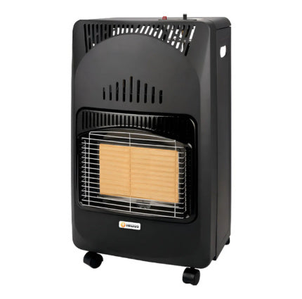 Calefactor Calentador A Gas Lp Helios M3P Portatil 3 Niveles Negro