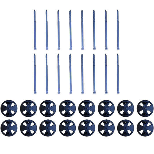 Kit De 16 Tornillos 16 Mariposas De Panel De Cooler Portatil