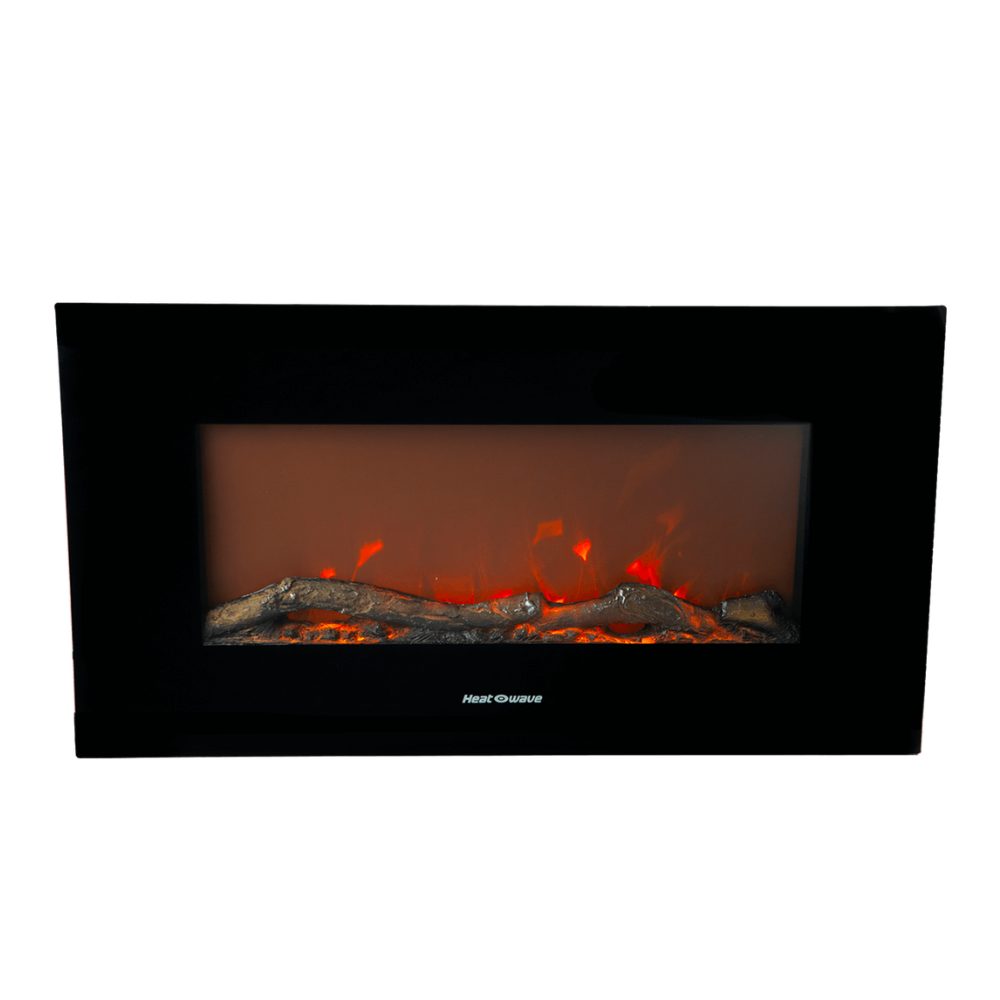 Calefactor Chimenea Eléctrica Heat Wave HF302CH Negro