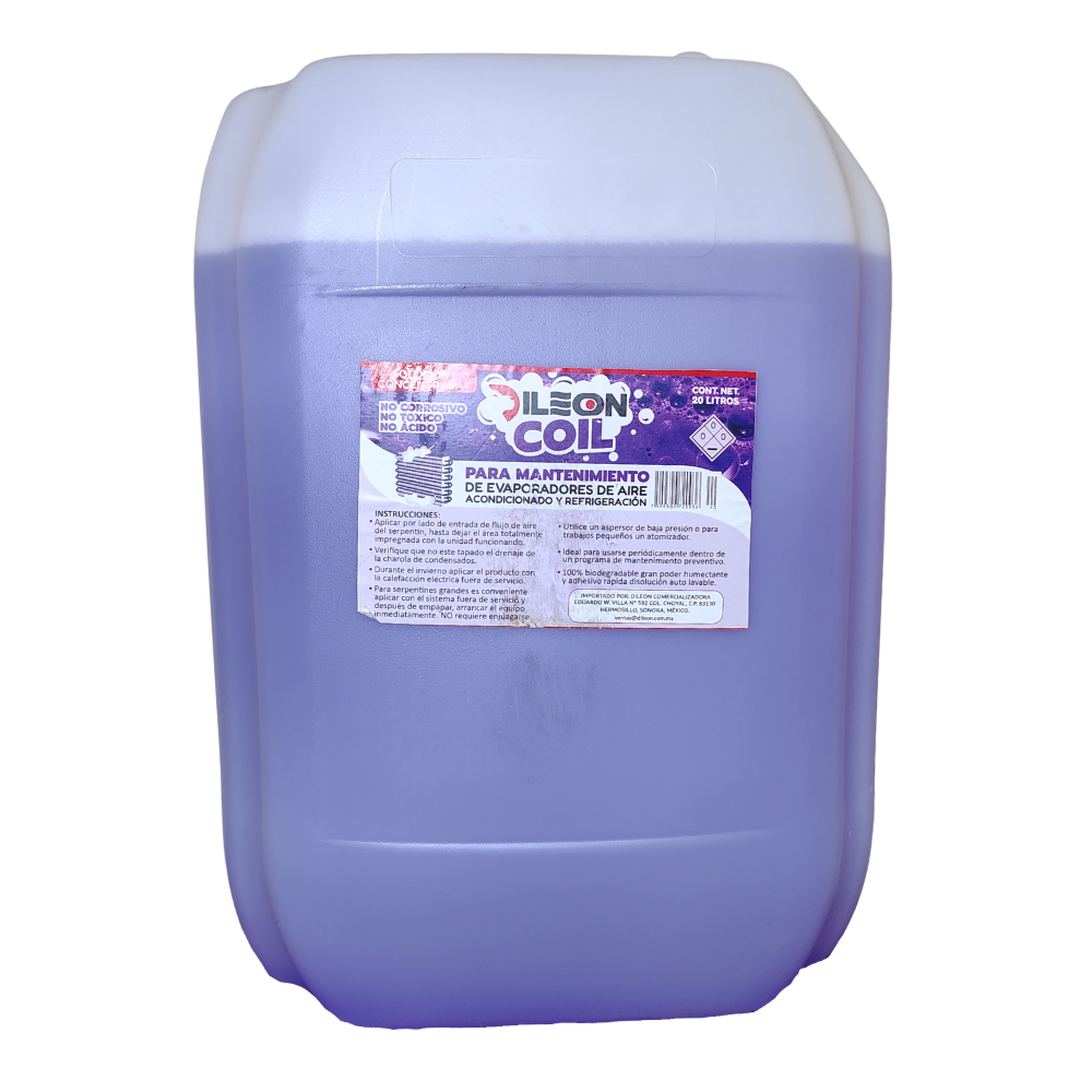 Dileon Coil Desengrasante Para Mini Split 1 Porron (20L)