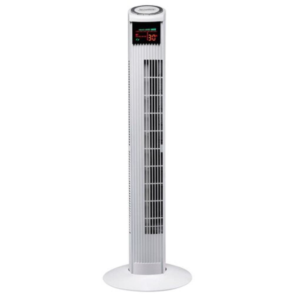 Ventilador Abanico De Torre 36 Con Control Blanco Enfriador