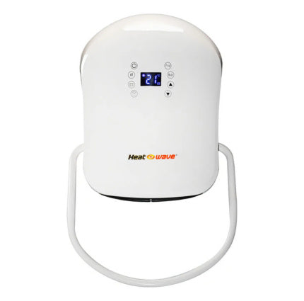 Calefactor Electrico De Baño HeatWave HF1500 Led Color Blanco Blanco