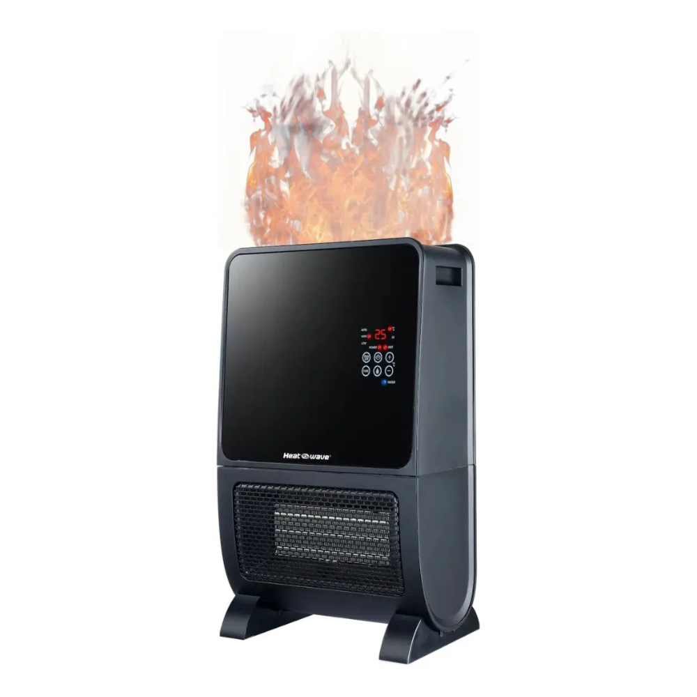Calefactor Cerámico Y Humidificador HeatWave HC1525U Color Negro