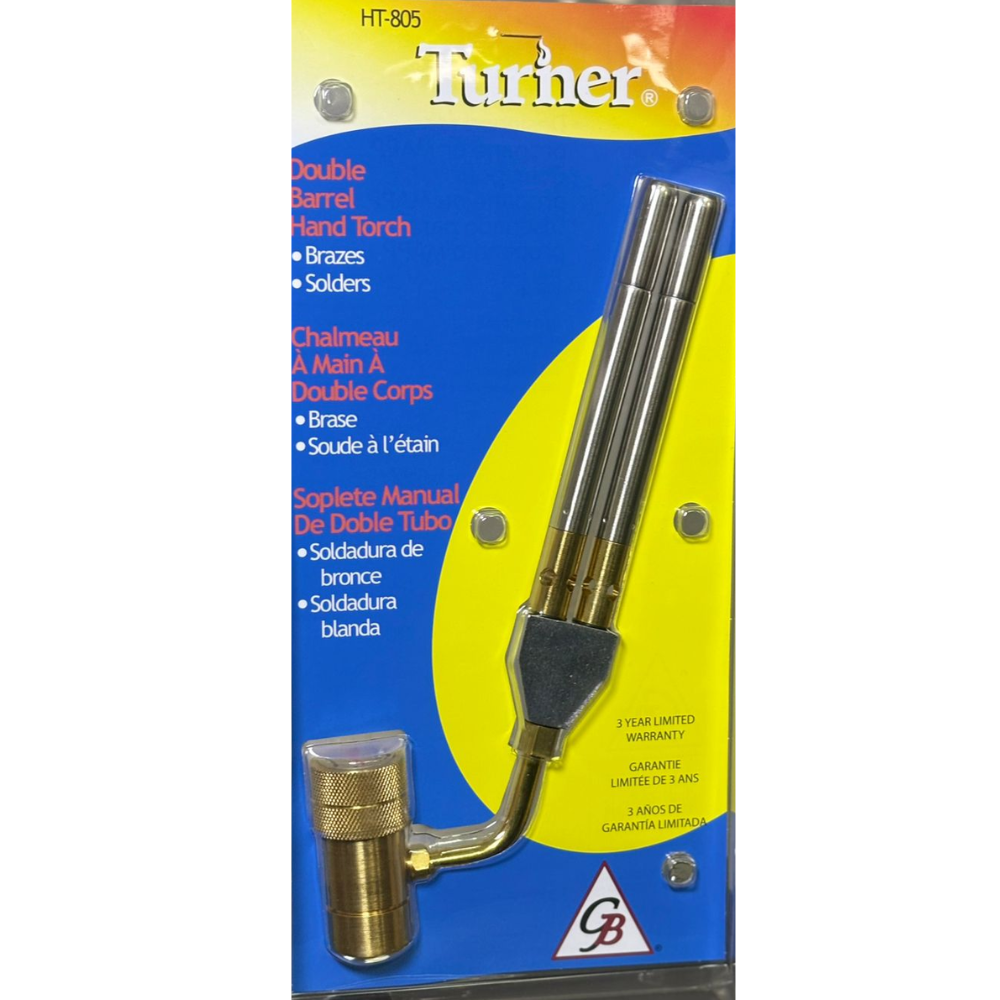 Soplete Turner de Boquilla Para Soldar Con Doble Cañon