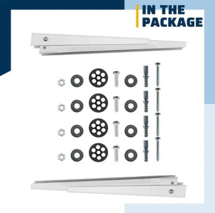 Base Soporte De Pared Para Condensador de Mini Split Hasta 2 Ton