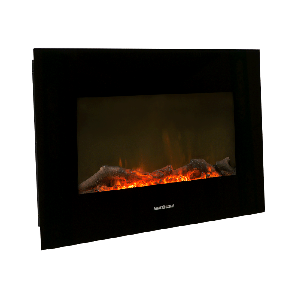 Calefactor Chimenea Eléctrica Heat Wave HF302CH Negro