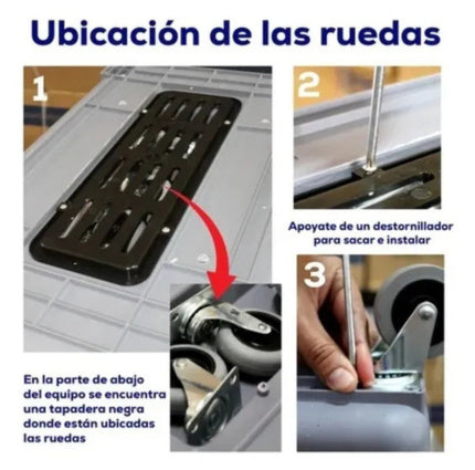 Cooler Evaporativo Portátil Frío Practicool PTC18000 Gris