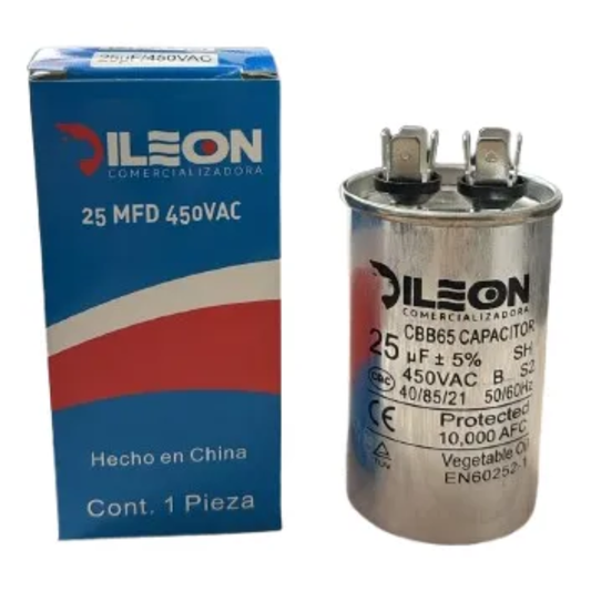 Capacitor 25 Mf Para Mini Split Todas Las Marcas