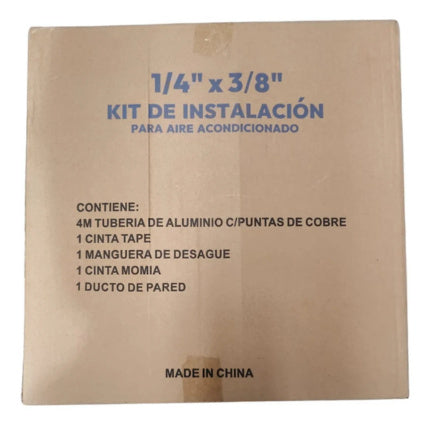 Kit Instalación Minisplit 1/4 X 3/8 (4metros De Largo)