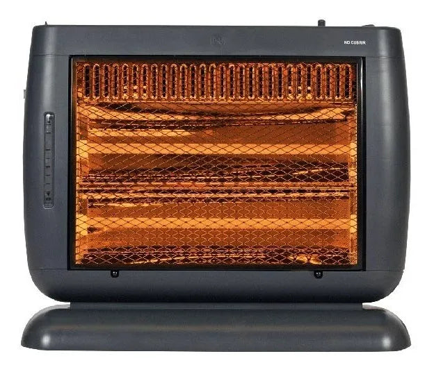 Calefactor Heat Wave HQ1261U color negro 1200W