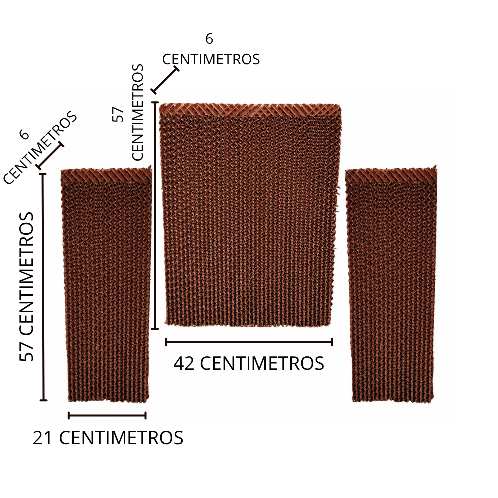 Panel De Celulosa Filtro De Aire De Cooler Modelo 3820
