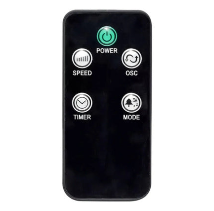 Ventilador De Torre Tecnovent 46 Pulgadas Con Control Remoto Negro