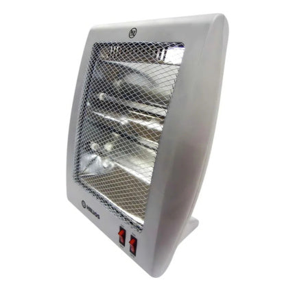 Calefactor Calentador Electrico Cuarzo 2 Niveles Calefaccion Gris