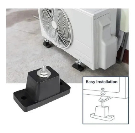 Base Tacón De Neopreno Para Vibración De Condensadora De Mini Split