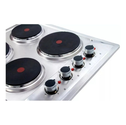 Parrilla Eléctrica Empotrable 4 Quemadores 3000 W Disa Home Acero Inoxidable Plateado Plateado
