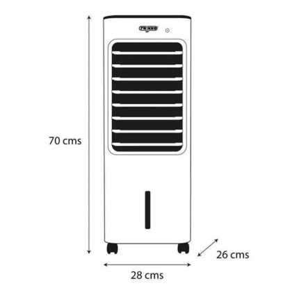 Enfriador Enfriador Evaporativo Aire Portátil Frikko F670P-CR