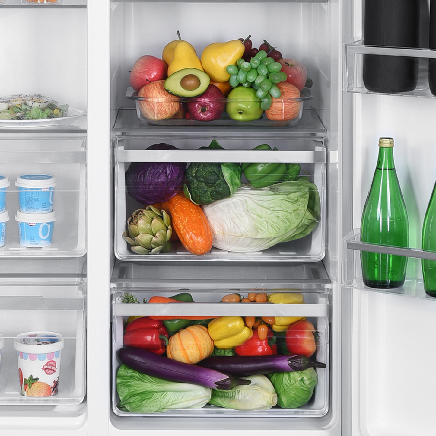 Refrigerador no frost inverter de 565 L inox mabe - MSE521QMLSS0