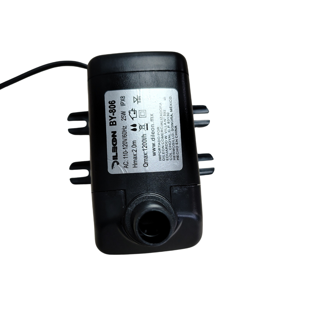 Bomba Sumergible By-806 Para F6000p-cm F6300p-cm Ptc6000 Negro