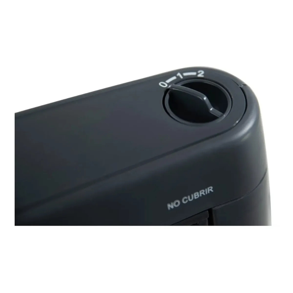 Calefactor Eléctrico De Cuarzo Heatwave HQ850 Negro Negro