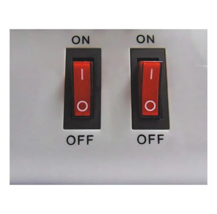 Calefactor Calentador Electrico Cuarzo 2 Niveles Calefaccion Gris