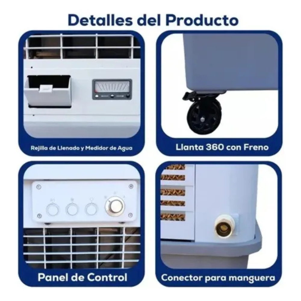 Cooler Evaporativo Portatil Uso Rudo Frikko F18000 160L