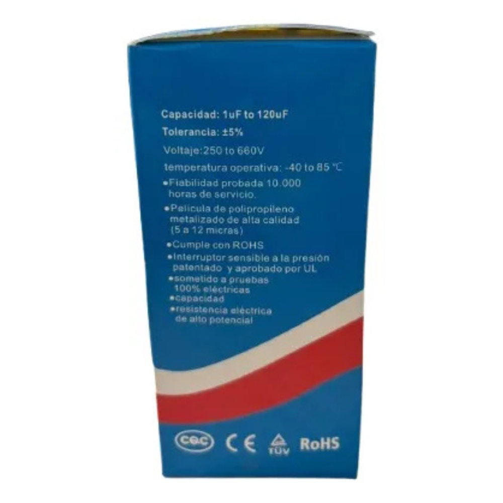 Capacitor 40 Mf Para Mini Split Todas Las Marcas