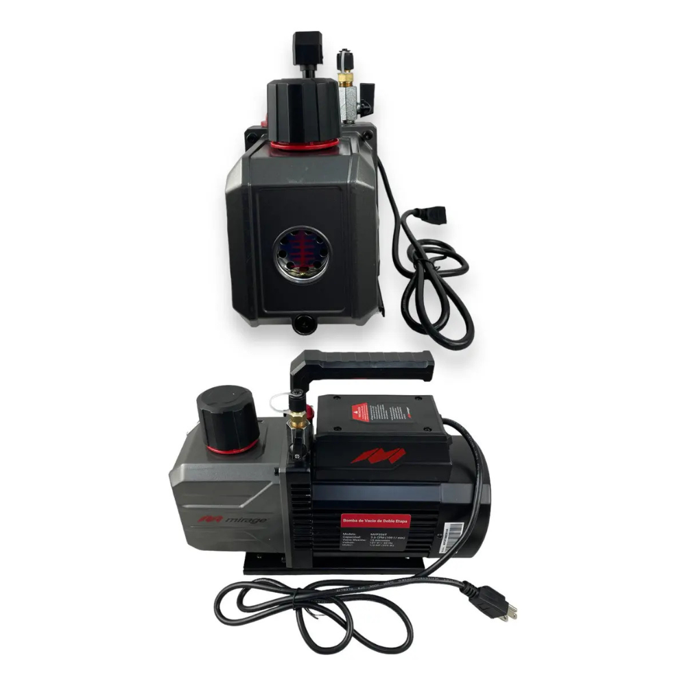 Bomba De Vacío 3.6 CFM Mirage Dos Etapas Potencia 1/2 Hp MVP236T