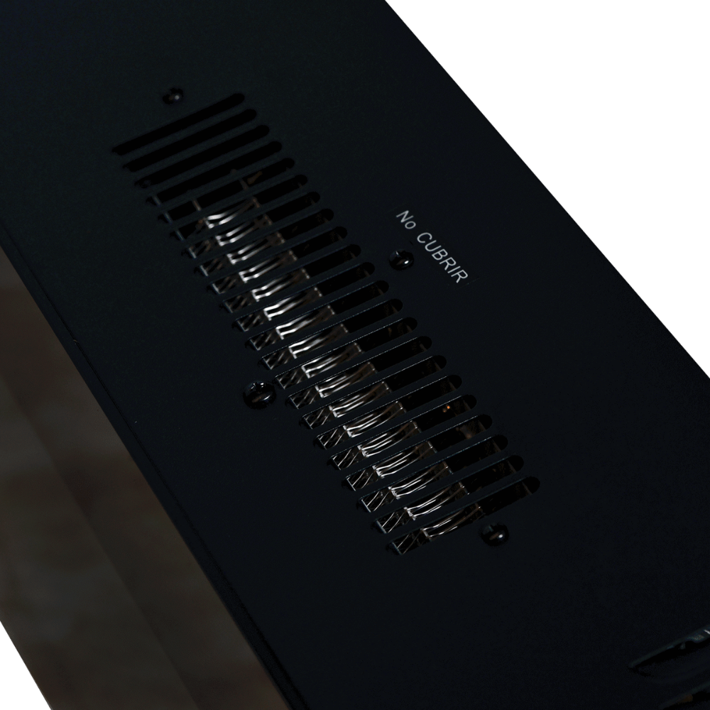 Calefactor Chimenea Eléctrica Heat Wave HF302CH Negro