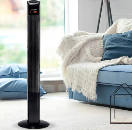 Ventilador De Torre Tecnovent 46 Pulgadas Con Control Remoto Negro