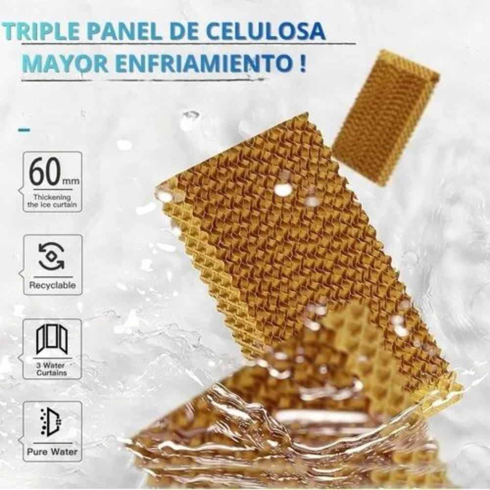 Cooler Enfriador Evaporativo Uso Rudo Practicool PTC3820 Blanco