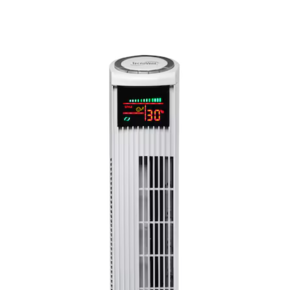 Ventilador Abanico De Torre 36 Con Control Blanco Enfriador