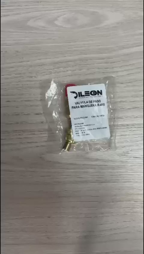Valvula De Paso Para Manguera R-410